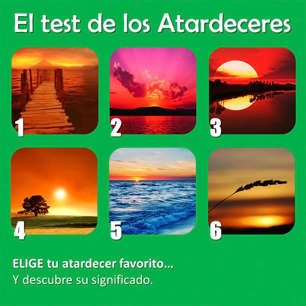 Test de los Atardeceres
