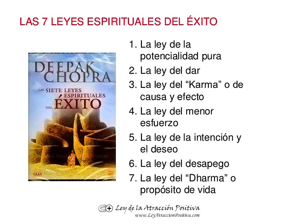 Las 7 Leyes Espirituales del Éxito, por Deepak Chopra