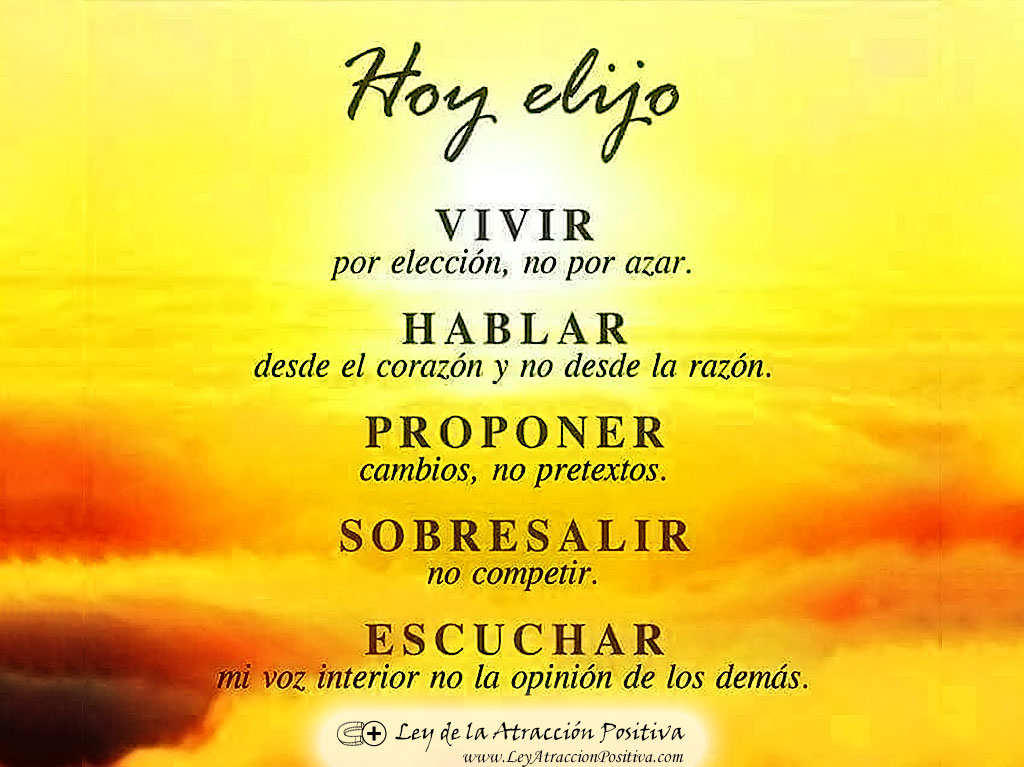 Hoy Elijo...