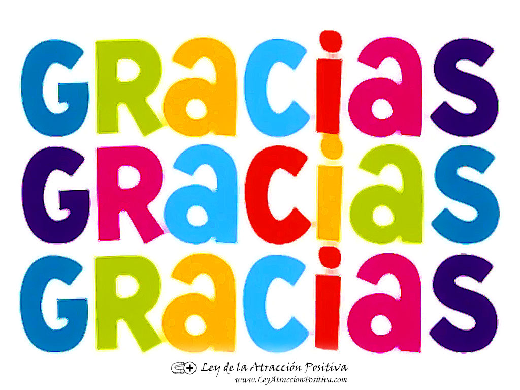 ¡Gracias, gracias, gracias!