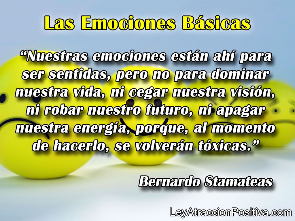 ¿Cuáles son las Emociones Básicas?