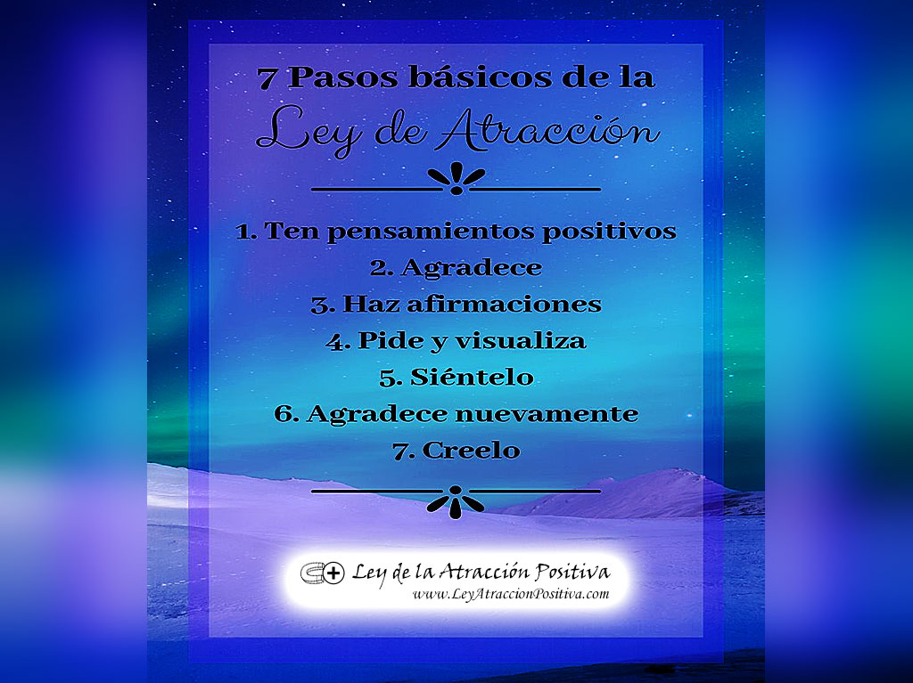 7 Pasos Básicos de la Ley de Atracción