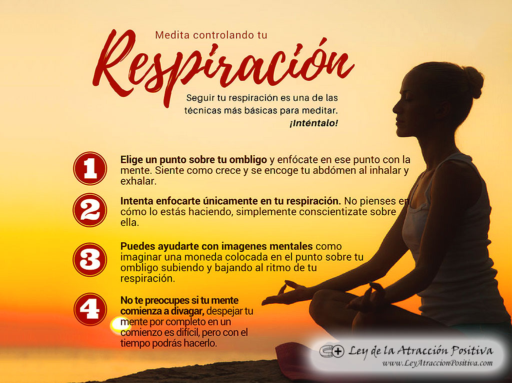 Medita controlando tu Respiración