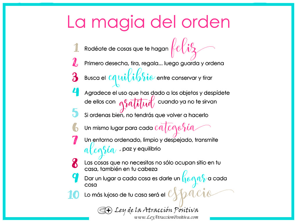 La magia del Orden