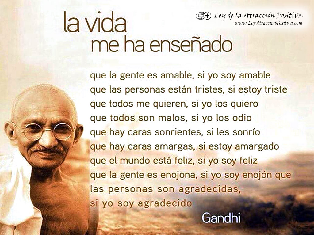 Oración de Mahatma Gandhi
