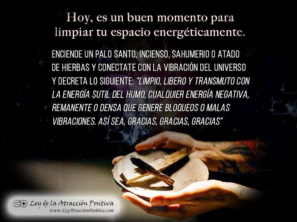 Sahumerios y su Significado: Hoy es un buen momento para limpiar tu espacio energéticamente.