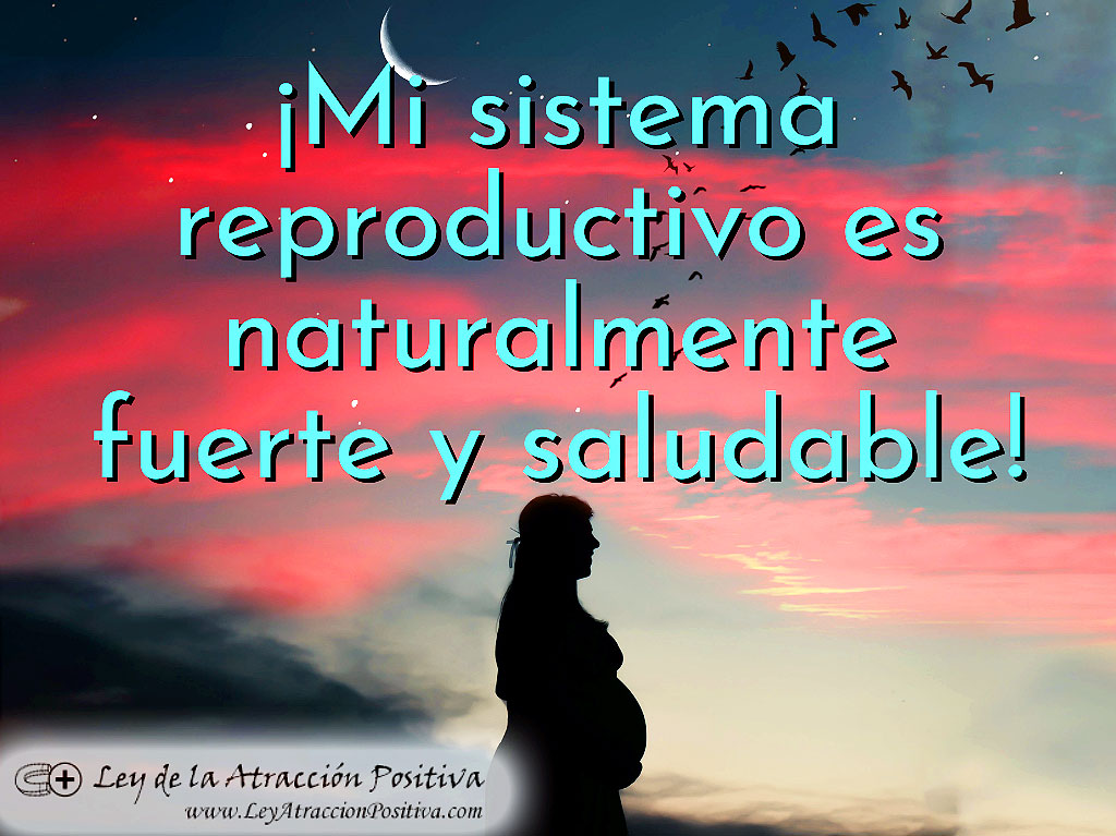¿Cómo Quedar Embarazada con la Ley de Atracción?: "Mi sistema reproductivo es naturalmente fuerte y saludable"