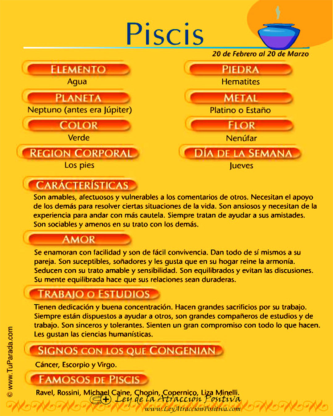 Personalidad de Piscis