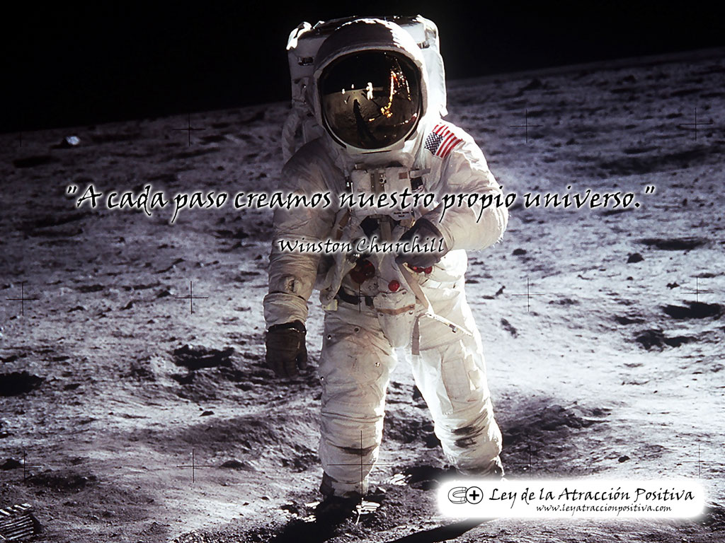 Frases de Winston Churchill: A cada paso creamos nuestro propio Universo.