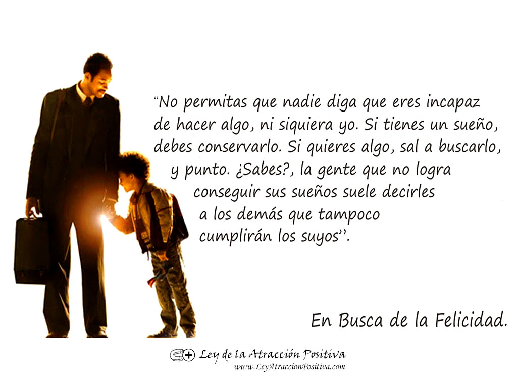 Resolver Problemas entre Padres e Hijos - Frase de En Busca de la Felicidad