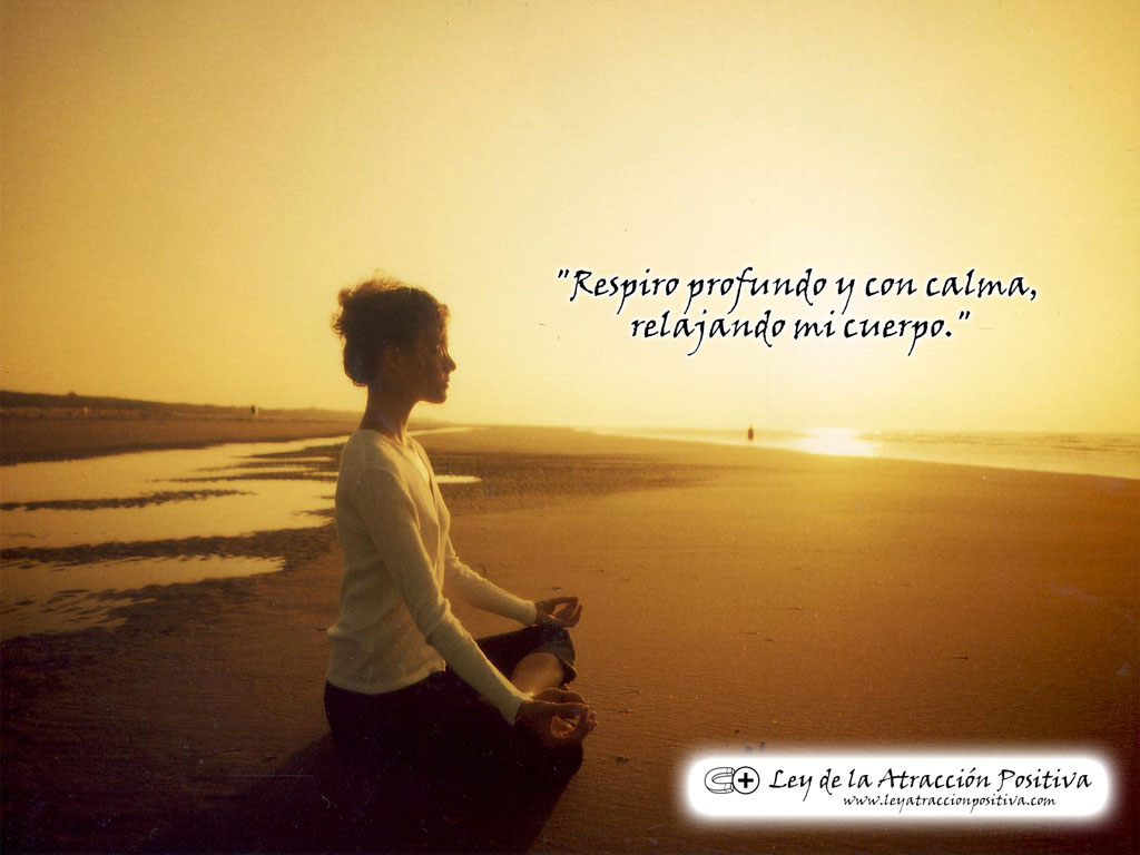 Decreto de Respiración Profunda: "Respiro profundo y con calma, relajando mi cuerpo."