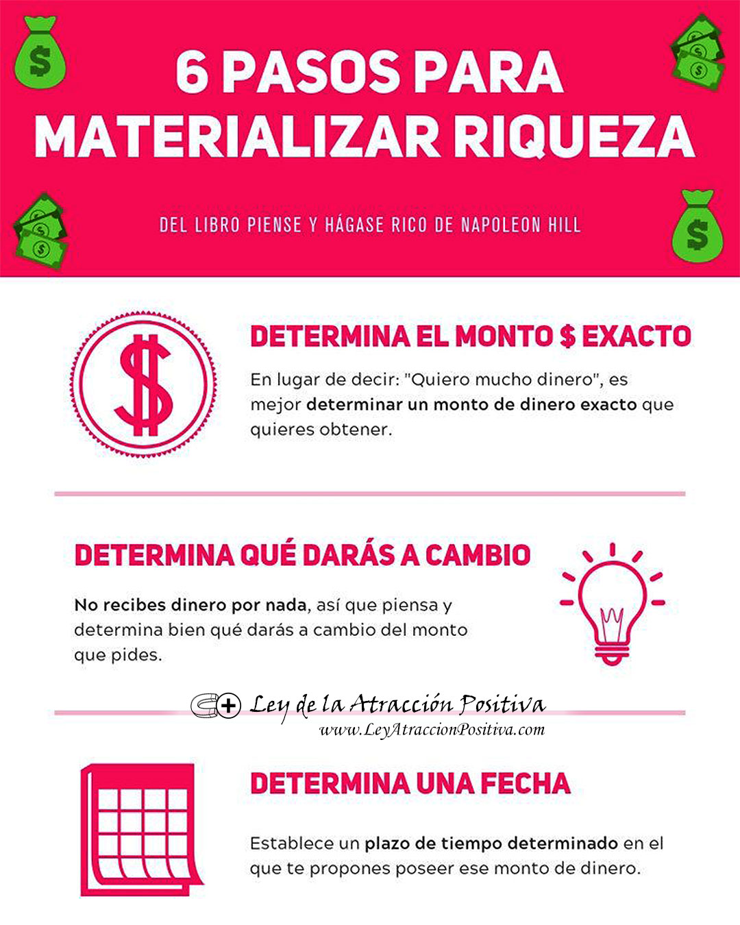 Los 6 Pasos de Napoleon Hill