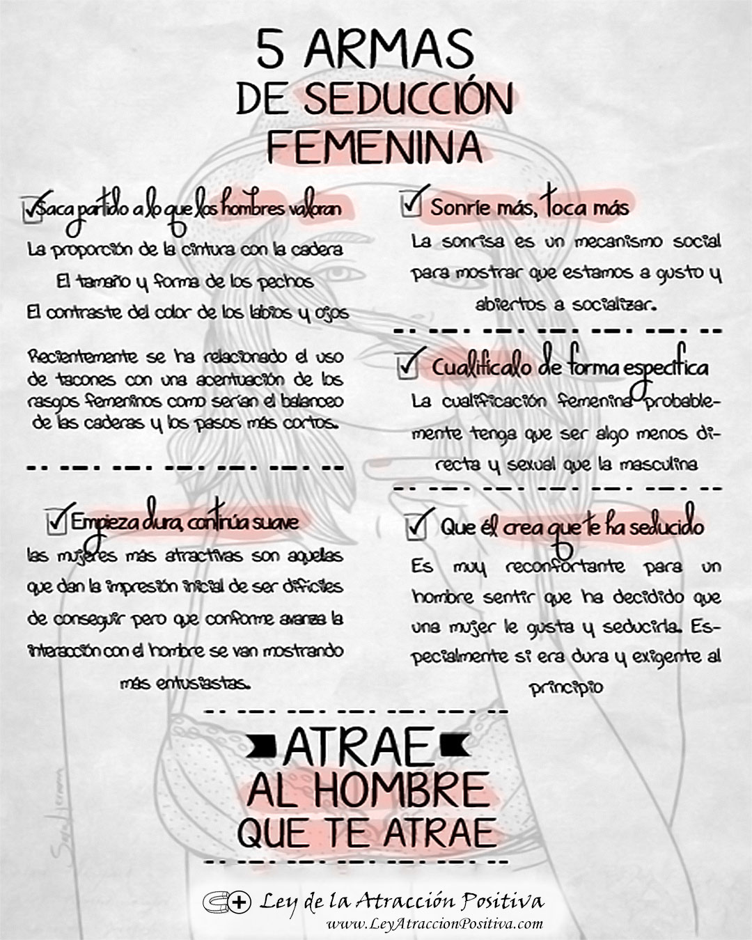 Técnicas de Seducción Femenina