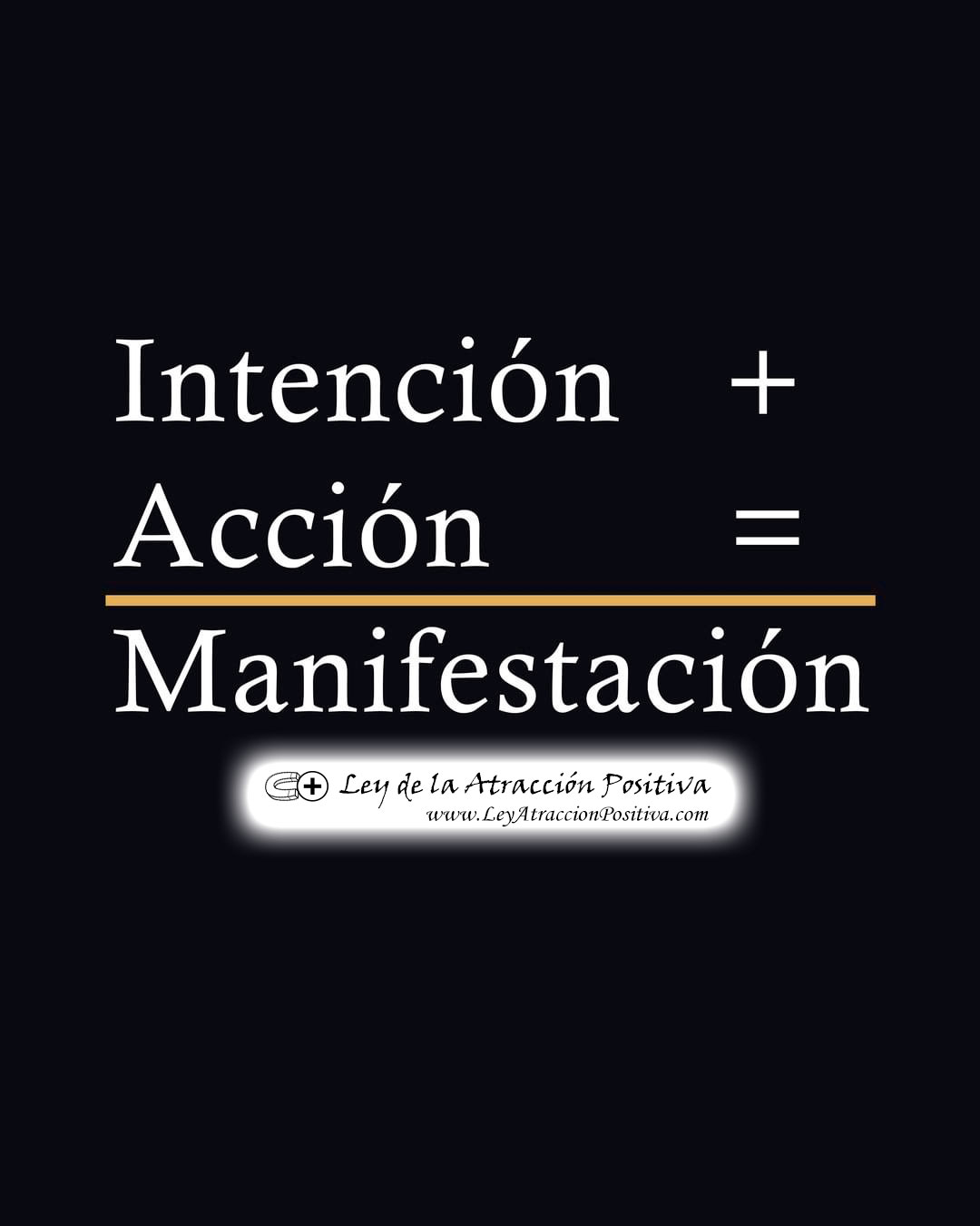 Visualización, Intención, Atención, Acción y Manifestación